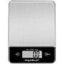 Balança de cozinha digital em aço inoxidável de 5 kg