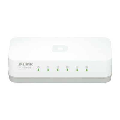 D-Link GO-SW-5E E switch de rede Não-gerido Fast Ethernet (10 100) Branco