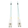 Tripp Lite N820-03M Cabo InfiniBand Fibra Ótica 3 m LC OFNR Azul, Branco, Amarelo