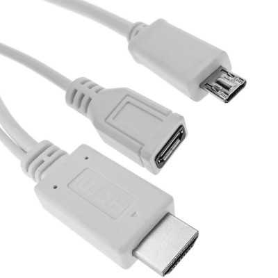 Cabo conversor MHL para HDMI para Samsung Galaxy S3 e S4 Samsung Galaxy Note