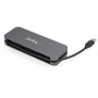 StarTech.com HB30AM4AB hub de interface USB 3.2 Gen 1 (3.1 Gen 1) Type-A 5000 Mbit s Preto, Cinzento