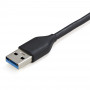 StarTech.com HB30AM4AB hub de interface USB 3.2 Gen 1 (3.1 Gen 1) Type-A 5000 Mbit s Preto, Cinzento
