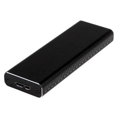 StarTech.com SM2NGFFMBU33 Caixa para Discos Rígidos Compartimento SSD Preto M.2