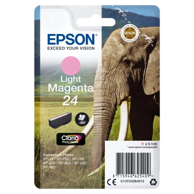 Epson Elephant C13T24264022 tinteiro 1 unidade(s) Original Magenta claro