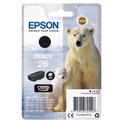 Epson Polar bear C13T26014012 tinteiro 1 unidade(s) Original Rendimento padrão Preto