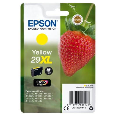 Epson Strawberry C13T29944012 tinteiro 1 unidade(s) Original Rendimento alto (XL) Amarelo