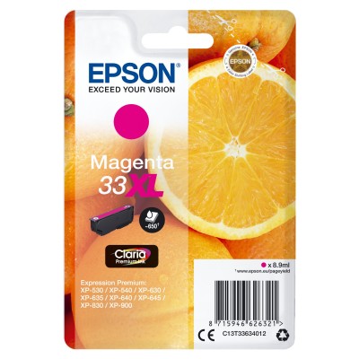 Epson Oranges C13T33634012 tinteiro 1 unidade(s) Original Rendimento alto (XL) Magenta