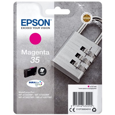 Epson Padlock C13T35834020 tinteiro 1 unidade(s) Original Rendimento padrão Magenta