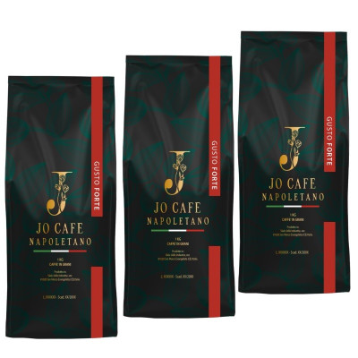 Café em grão Gusto Forte linha bar 3 x 1 kg