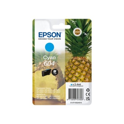 Epson 604 tinteiro 1 unidade(s) Original Rendimento padrão Ciano