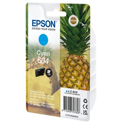 Epson 604 tinteiro 1 unidade(s) Original Rendimento padrão Ciano