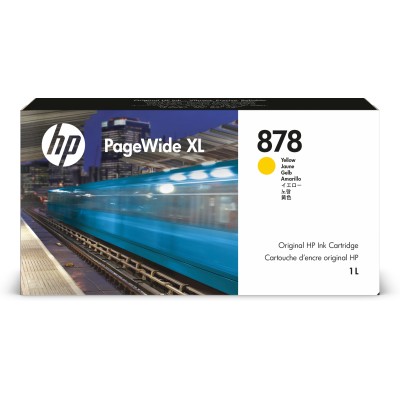 HP Tinteiro PageWide XL 878 Amarelo (1 L)