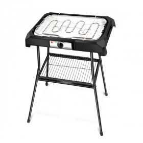 Churrasqueira elétrica externa de 2.000 W com suporte