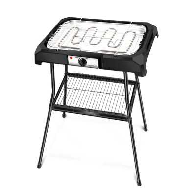 Churrasqueira elétrica externa de 2.000 W com suporte