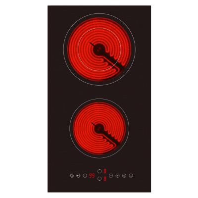 Built-In 2 zone ceramic hob  ARIELLI AE-322S - Induction: no