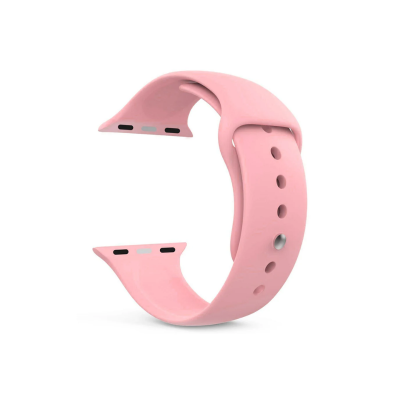 Silicon Straps Light Pink para Smartwatch 42mm até 49mm