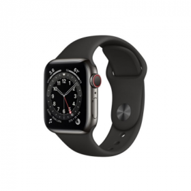 Apple Watch Series 6 40mm LTE Graphite / Black Sport Band