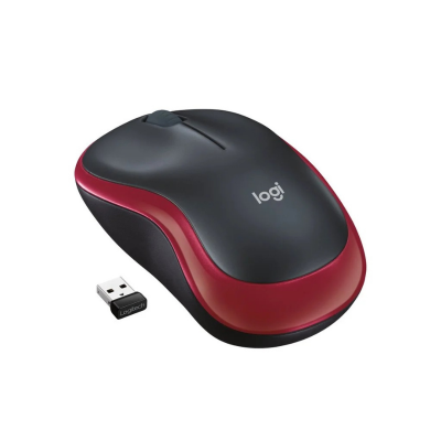Rato Sem Fios Logitech M185 1000 Dpi Vermelho