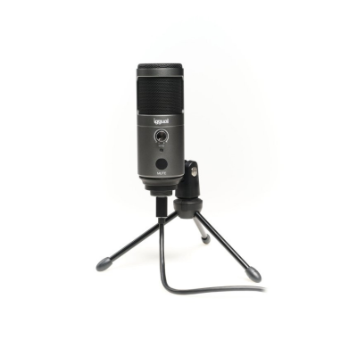 Microfone Iggual IGG317273 Condensador para Streaming Cinzento