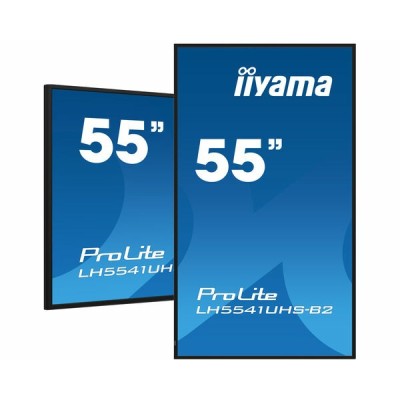 iiyama LH5541UHS-B2 ecrã de sinalização Design de quiosque 138,7 cm (54.6") LCD 500 cd m² 4K Ultra HD Preto Processador