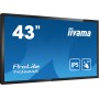 iiyama T4362AS-B1 ecrã de sinalização Plasma interativo 108 cm (42.5") IPS 500 cd m² 4K Ultra HD Preto Ecrã táctil Processador