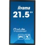 iiyama TF2238MSC-B1 ecrã de sinalização Quadro digital 55,9 cm (22") LED 600 cd m² Full HD Preto Ecrã táctil