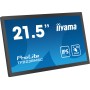 iiyama TF2238MSC-B1 ecrã de sinalização Quadro digital 55,9 cm (22") LED 600 cd m² Full HD Preto Ecrã táctil