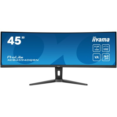 iiyama G-MASTER 45"LCD Curved Bus. UWQHD monitor de ecrã 114,3 cm (45") 5120 x 1440 pixels Dual QHD LED Preto