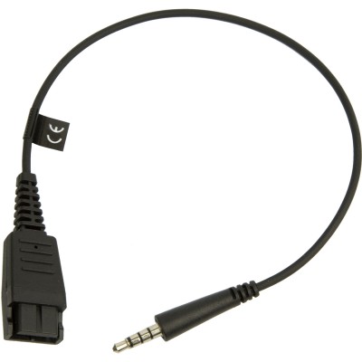 Jabra 8800-00-99 adaptador para cabos Quick Disconnect (QD) 3.5 mm Preto