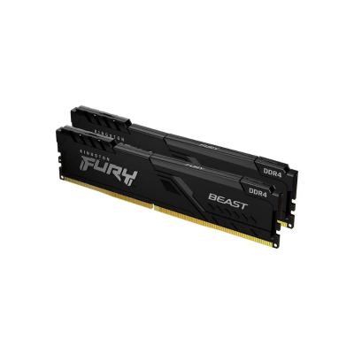 Memória DIMM DDR4 32Gb Kingston (2x16Gb) Fury Beast Black 3200Mhz 1.35V CL16