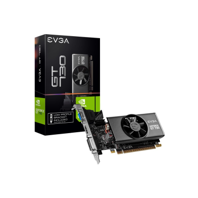 Placa  Gráfica EVGA GeForce GT 730  2GB GDDR5    Baixo Perfil