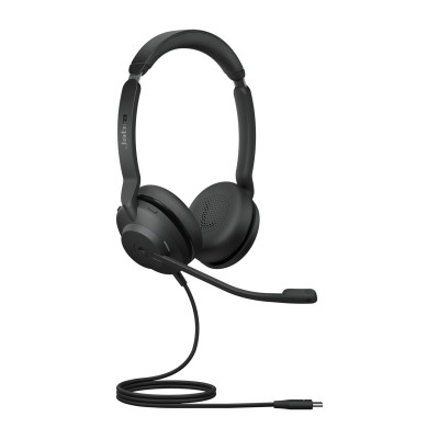 Jabra 23189-999-879 auscultador Auscultadores Com fios Fita de cabeça Escritório Call center USB Type-C Preto