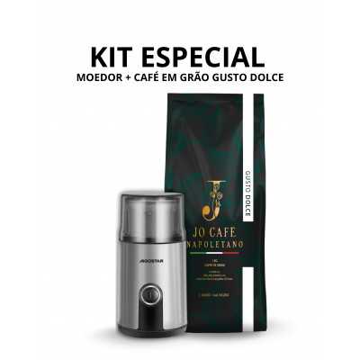 Especial kitMoedor + café em grão Gusto dolce
