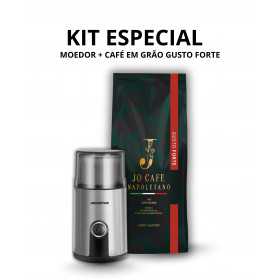 Especial kitMoedor + café em grão Gusto forte