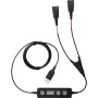 Jabra 265-09 cabo de áudio USB2.0 2x QD Preto