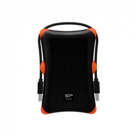 Disco Duro Externo Silicon Power 2TB A30 2.5"  USB 3.1 Armor Antichoques Preto