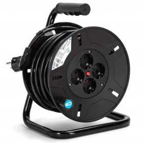 Extensão de cabo alemão de 4 vias 3G1.5? 25M preto