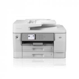 Impressora Multifunções Jacto de Tinta A3 Brother MFC-J6955DW WiFi Fax Duplex 30ppm Branco