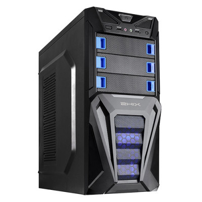 Caixa Atx Gaming 2Hix Chief - Black/Blue S/Fonte