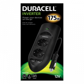 Duracell 175W Twin Eu Socket Inverter