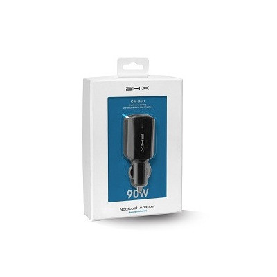 Transformador 2Hix Carro 90W C/Usb  -   Black