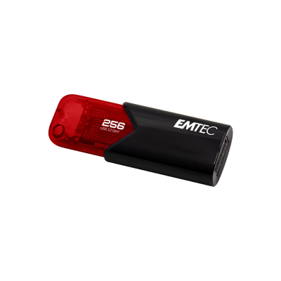 Pen Drive Emtec B110 256Gb Click Easy Usb 3.2 Vermelha