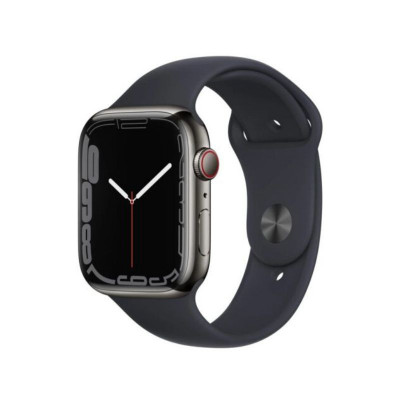 Apple Watch Series 8 45mm LTE Grafite c/Bracelete Desportiva Preta