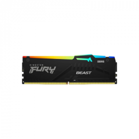 Memória Dimm DDR5 16Gb Kingston Fury Beast 6000Mhz  1.35V CL36 RGB