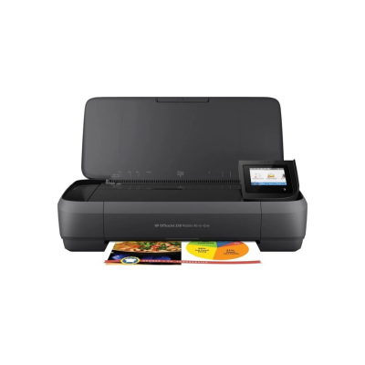 Impressora Multifunções Jacto de Tinta Portátil HP Officejet 250 Mobile AIO WiFi Preto