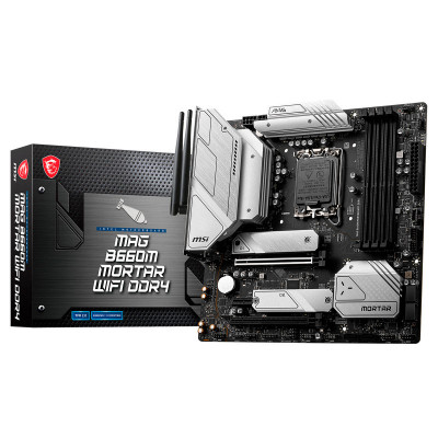 Motherboard MSI Mortar Mag B660M mATX  Wifi DDR4 LGA1700