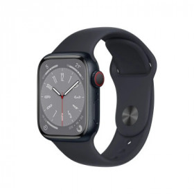 Apple Watch Series 8  GPS  Celular  41mm  Caixa de AlumÃ­nio em Preto MeiaNoite   Correia Desportiva Preto MeiaNoite