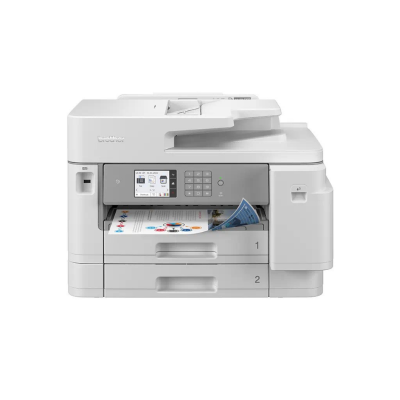 Impressora Multifunções Jacto de Tinta A3 Brother MFC-J5955DW WiFi Fax Duplex Branco