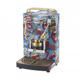 Máquina de café Arte pop rock e colorida