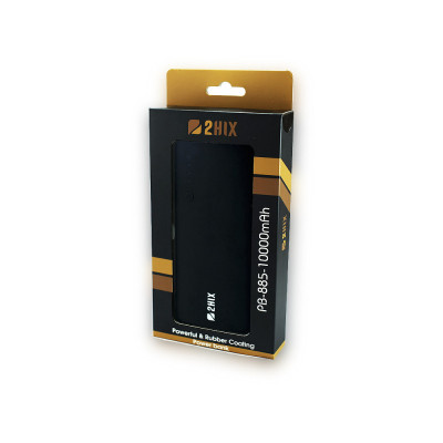 Powerbank 2Hix Pb-885 10000Mah 3*Usb Preto C/Led